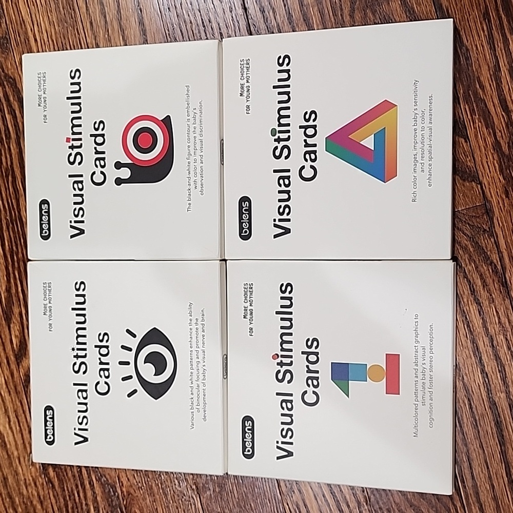 Beiens Visual Stimulus Cards - 4 Pack